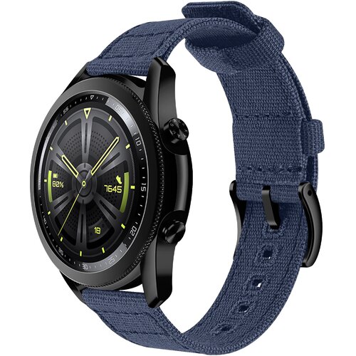 INF Tkana pa&scaron;ček za uro s hitrim spro&scaron;čanjem za Huawei GT4 Blue 20 mm, (22102913) Cene