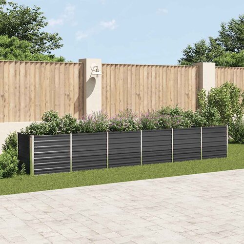  Povi&scaron;ena vrtna gredica pocinčani čelik 480x80x77 cm antracit Cijene