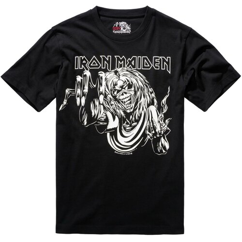 Brandit Iron Maiden Tee Shirt Design 3 ( glow in the dark pigment) black Slike