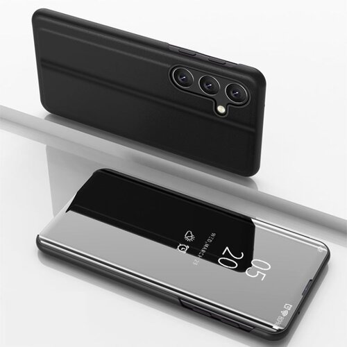 Etui ovitek s prednjim steklom za Samsung A55 5G, Črn Cene