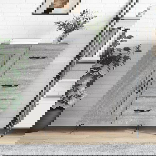 vidaXL Komoda boja hrasta sonome 69 5 x 34 x 90 cm konstruirano drvo Cijene