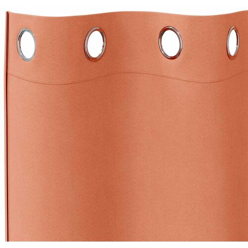  Zavjese za blackout s prstenovima 2 pcs Terakota 140 x 140 cm Slike
