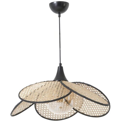 Opviq Luster Pervane Tekli Camlı Rattan Sarkıt Cene