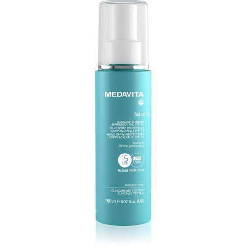 Medavita Solarich Sunshine Summer Hair&Body Oil zaštitno ulje za tijelo i kosu SPF 15 150 ml Cijene