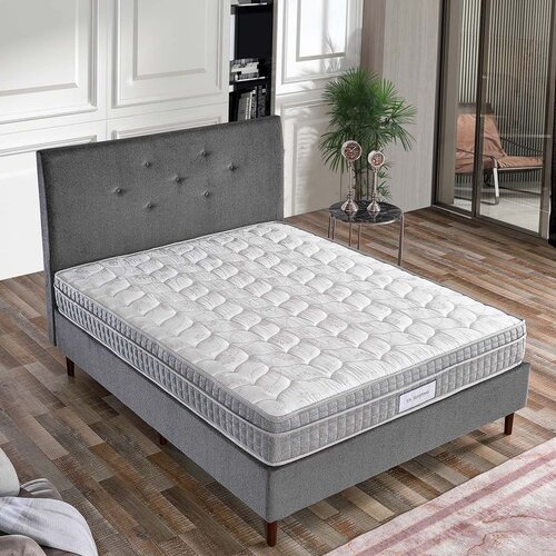 Hanah home Super Grey 120 x 200 White Mattress Cene