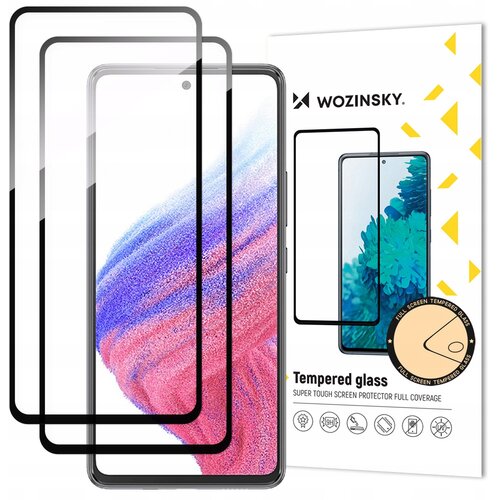 Wozinsky SZKŁO HARTOWANE NA CAŁY EKRAN Z RAMKĄ CZARNY DO SAMSUNG GALAXY A54, (21911437) Slike