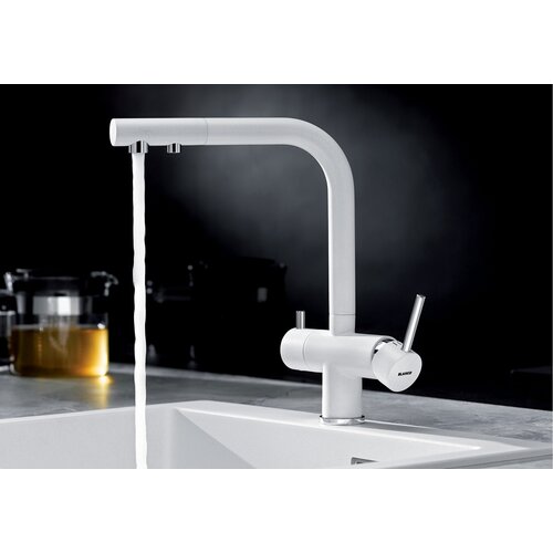 Blanco slavina fontas ii bela/hrom Slike