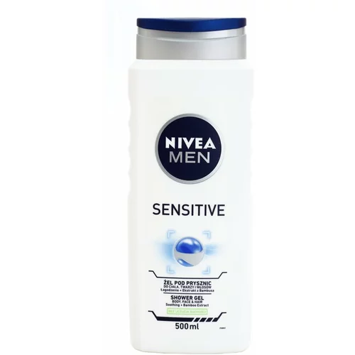 Nivea men sensitive gel za tuširanje osjetljive kože 500 ml za muškarce