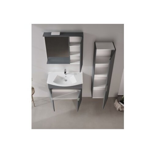 Hanah home Kupatilski ormarić sa umivaonikom i ogledalom (2 komada) Purus 80 984 Cene