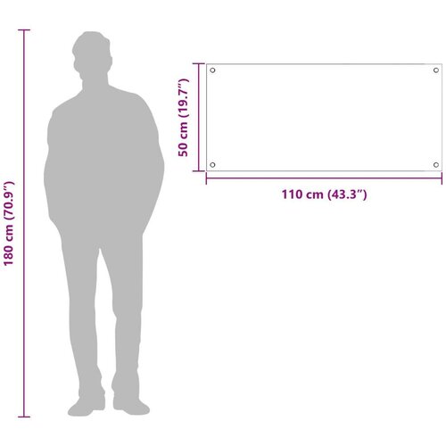 vidaXL Kuhinjski zidni oblog Svjetlosiva Staklo 110 x 50 cm Izdržljiv Cijene