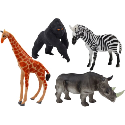  Set figurica afričkih životinja - 4 komada Slike
