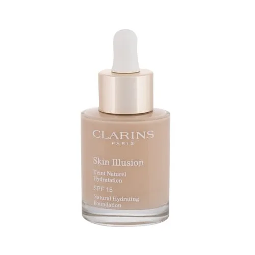 Clarins Skin Illusion Natural Hydrating SPF15 vlažilni puder z uv filtrom 30 ml odtenek 103 Ivory