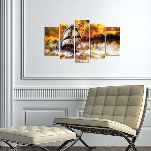 Wallity Set Slika 5PMX-135, 5 Delova Cene