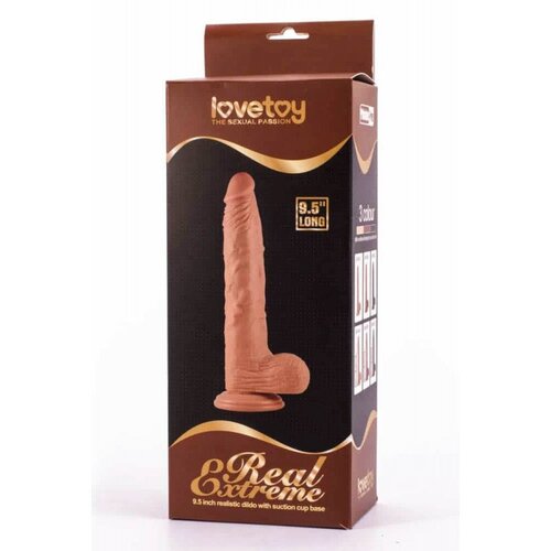 Lovetoy 2019 Real Extreme - dildo s postoljem - 24cm Cene