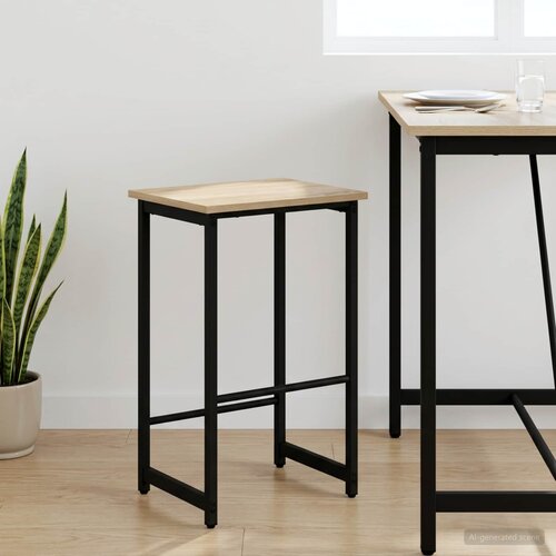  stolica Hrast sonoma 40 x 32 x 64 cm Konstruirano drvo Cene