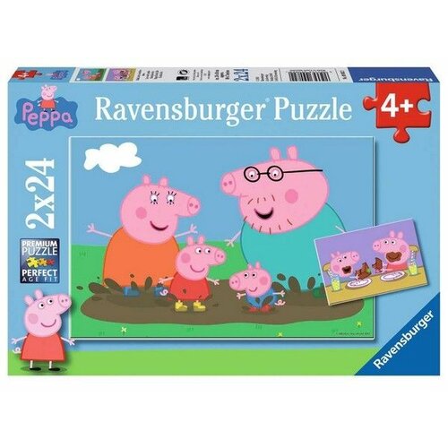 Ravensburger puzzle - Pepa prase - 3x24 dela Slike