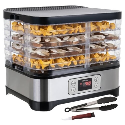 Ruhhy 25929- su&scaron;ilica za voće i gljive 10L &ndash; dehidrator hrane s 5 razina, LCD, timer 24h, 35&ndash;70&deg;C Cijene