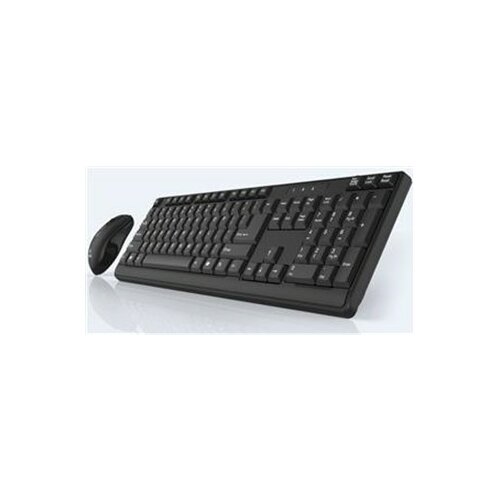 Click KM-L2-W bežični USB, US, crni tastatura Slike