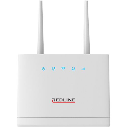 Redline wireless n router, 4G lte, 2 port, 300 mbps, 2 x mimo antena - LTE-12 Slike