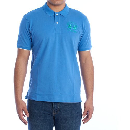 La Martina Polo majice kratki rokavi YMP001-PK001-07205 Modra Cene