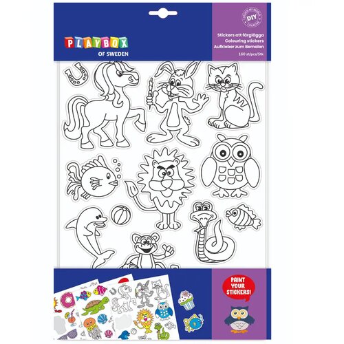Playbox Set bojanki s 160 naljepnica Cene