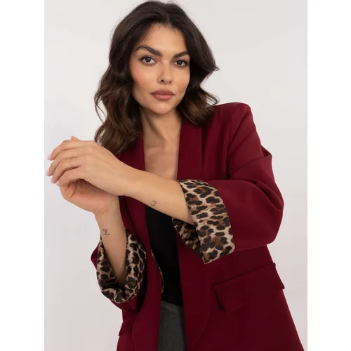 Italy Moda Blazer-DHJ-MA-A8397.60-burgundy