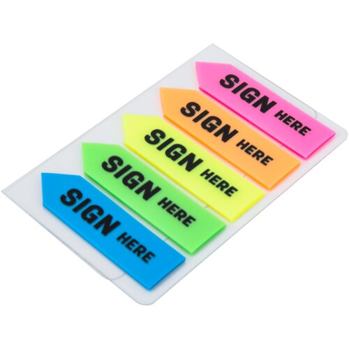 Deli STIKERI ZA INDEKSIRANJE SIGN HERE 44x12mm (5x20 lista) EA11302 Cene
