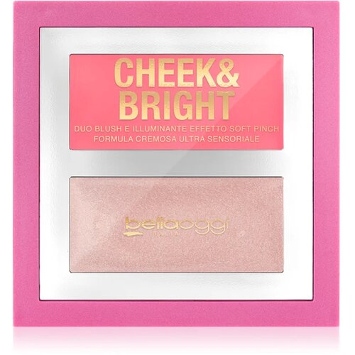 Bellaoggi Cheek &amp;amp; Bright rdečilo z osvetljevalcem odtenek Pink Shy 5 g Slike