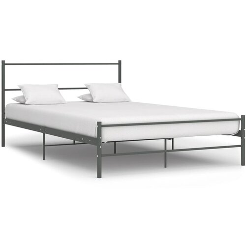  Za krevet sivi metalni 160 x 200 cm Cene