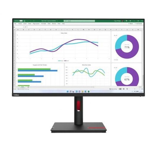 Lenovo ThinkVision T32h-30 63D3GAT1EU monitor 31.5" QHD IPS USB-C Cene