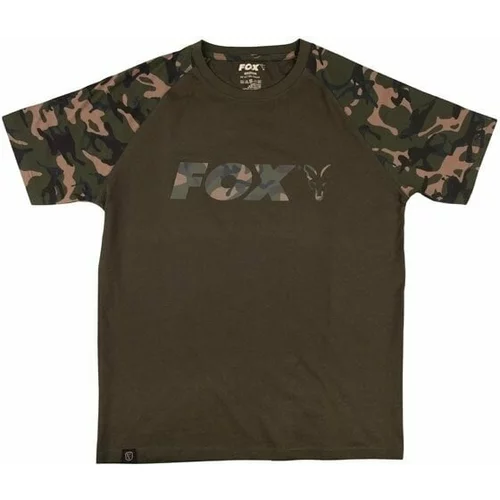 Fox Fishing Majica Raglan T-Shirt Khaki/Camo L