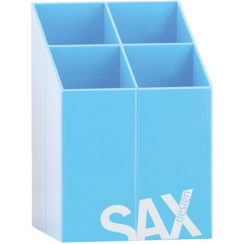 Čaša za olovke Sax design kocka svijetlo plava Cijene