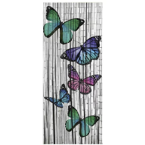 Maximex Bambusova zavesa za vrata 200x90 cm Butterflies - Maximex