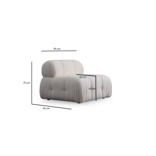 Atelier Del Sofa fotelja petite O1 white Cene