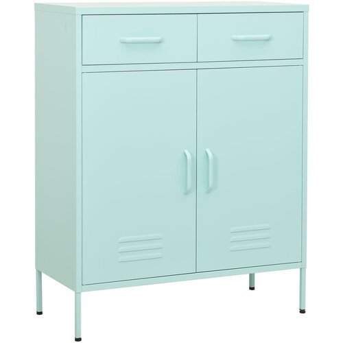 vidaXL omara za shranjevanje mint zelena 80x35x101,5 cm jeklo Cene