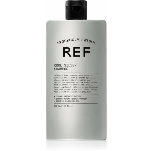 REF Cool Silver Shampoo srebrni šampon za nevtralizacijo rumenih odtenkov 285 ml