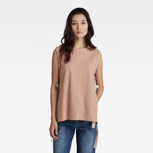 G-star Top - Tape tank top loose pink Slike