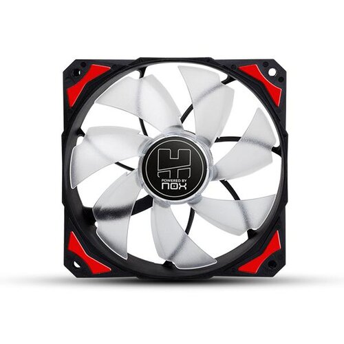 Nox H-Fan LED 120 mm Black LED Red Box ventilator, (21836798) Slike