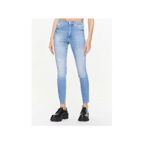 Calvin Klein Jeans Jeans hlače J20J220853 Modra Skinny Fit