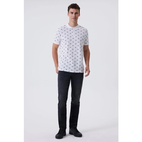 Lee Cooper Shark Men&amp;#039;s Pique Polo Collar T-Shirt Slike