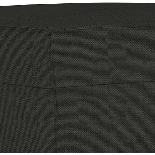  4-dijelni set sofa s jastucima crni od tkanine Slike