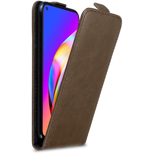 case, združljiv z oppo v kavni rjavi barvi - za&scaron;čitni pokrov v zasnovi flip z magnetnim zapiranjem, (20590784) Cene