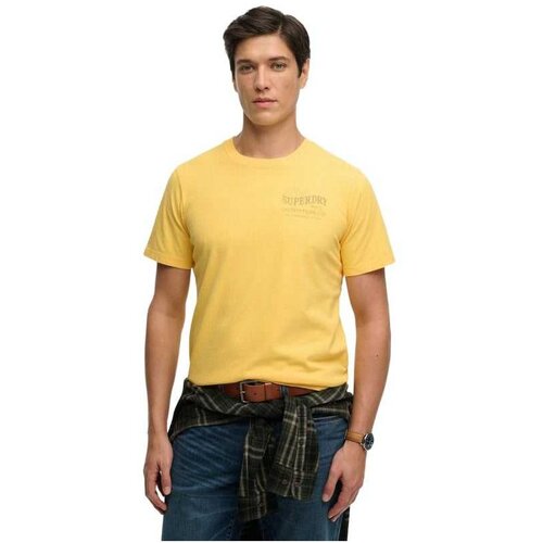 Superdry Žuta mu&scaron;ka majica Cene