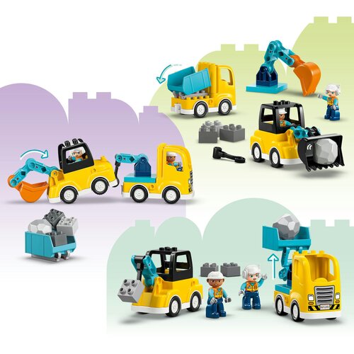 Lego Duplo 3u1 Građevinska vozila 10475 Slike