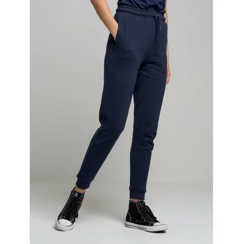 Big Star Woman's Trousers 190038 Navy Blue-403