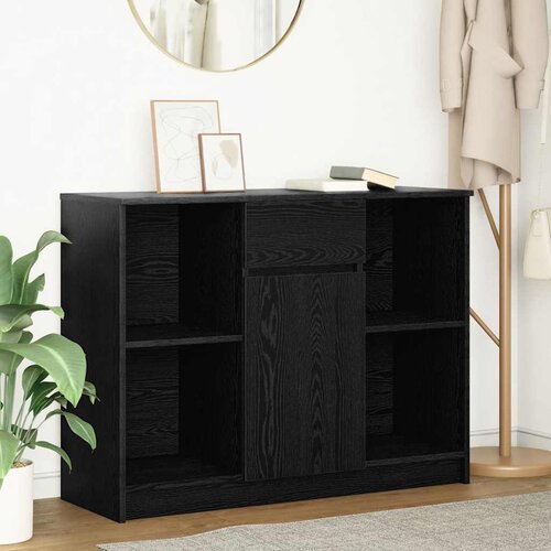  Komoda s ladicama crni hrast 101x35x76 cm konstruirano drvo Cijene