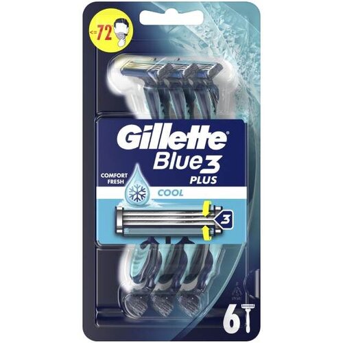 Gillette blue 3 Cool muški brijač 6 kom Slike