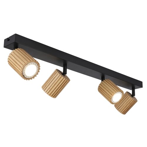  Brilagi - Reflektor MODERN WOOD 4xGU10/8W/230V drvo/crna Slike