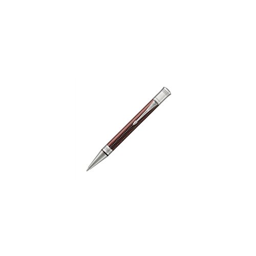 Parker Kemijska olovka Duofold Chevron, crveno srebrna Cene