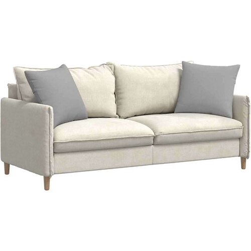 VidaXL jastučići za sofu 2 pcs siva 50 x 50 cm tkanina Slike